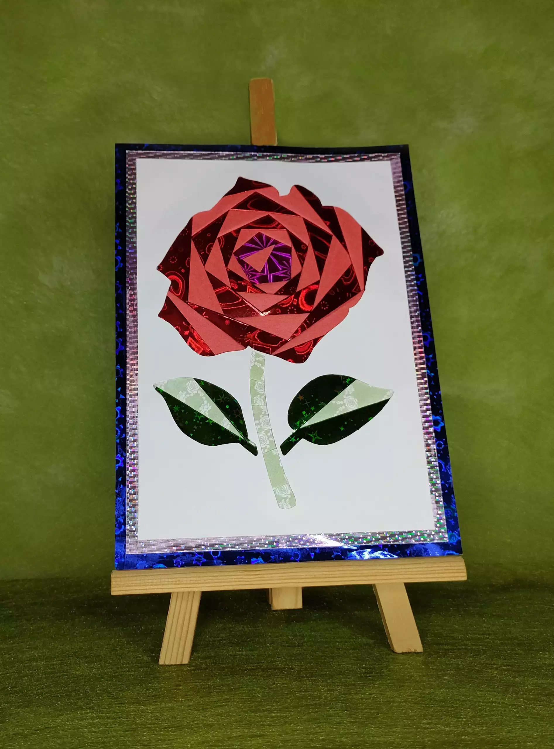 LAC-CARTE-IRISH FOLDING-ROSE P